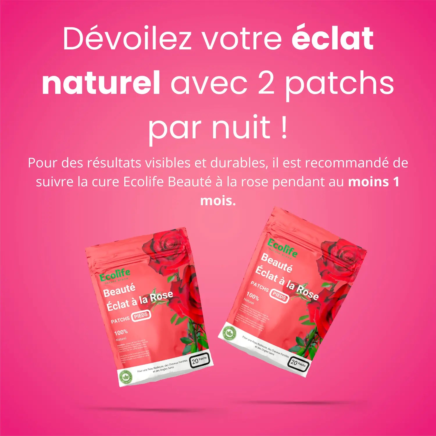 Routine beauté naturelle avec les Patchs Ecolife